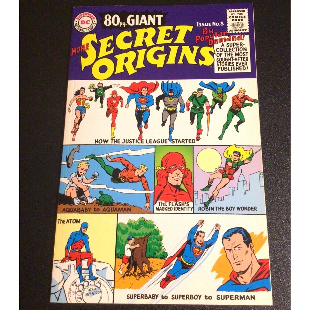 MORE SECRET ORIGINS Giant 80 Page DC Comics Book No 8 Vintage Collectible 1999